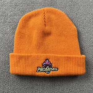 Broken Promises Hat Adult One Size Orange Beanie Casual Men's